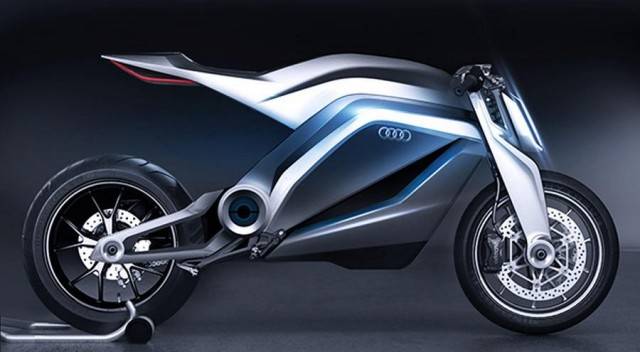 Футуристичный мотоцикл Audi Motorrad Concept