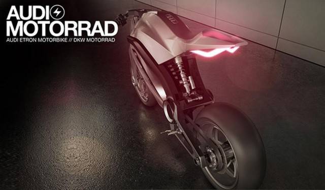 Футуристичный мотоцикл Audi Motorrad Concept
