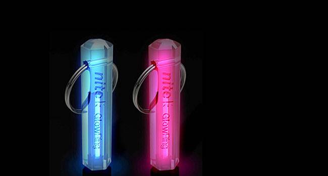 Nite Glow - брелок с 10 летней подсветкой для ключей