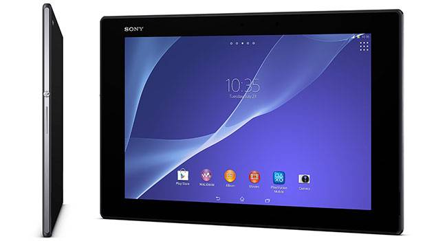 Sony представила планшет Xperia Z2 Tablet